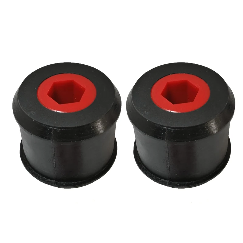 PSB Bushings - Front Upper Control Arm - Rear position Polyurethane Bushing Kit 66mm OD - Compatible With Mini Cooper/R50/52/53/55/56/57/58/59 2001 - 2015, red
