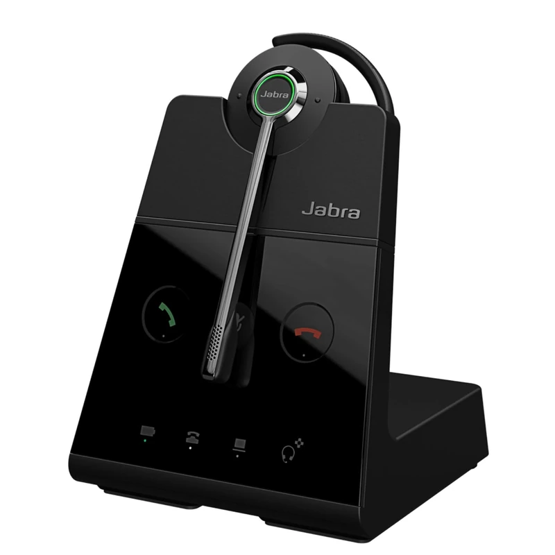 Jabra Engage 65 SE Convertible Headset with Earhook, Base, Power Supply, 1.5m USB-C to USB-A Cable, Desk Phone Cable, Eargels, Headband, Quick Start Guide, Warranty and Warning (Safety Leaflets)