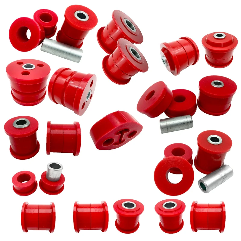 PSB Bushings - Complete Front & Rear Polyurethane Bushing Kit - Compatible With Subaru Impreza WRX/STI 1993-2007