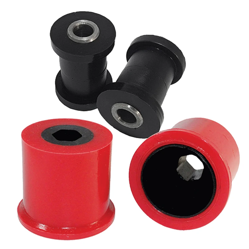 PSB Bushings - Complete Front Lower Pressed Arm Polyurethane Bushing Kit - Compatible With VW Polo MK4 2002-2008