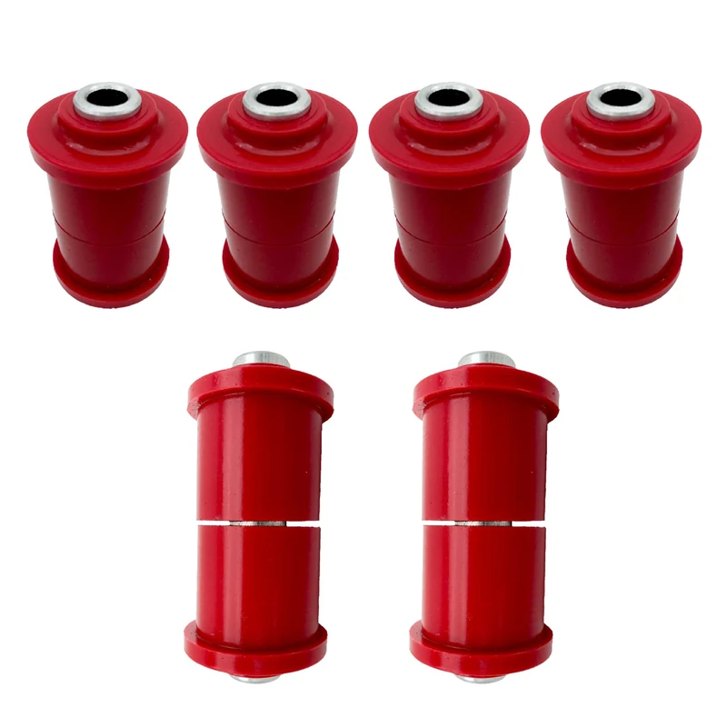 PSB Bushings - Complete Rear Spring & Upper Shackle Polyurethane Bushing Kit - Compatible With VW Caddy 2004-2020