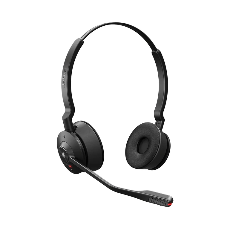 Jabra Engage 55 SE Convertible Headset MS mit Ohrbügel, Link 400a DECT Adapter USB-A, Engage 55 Deskstand, 1,2 m USB-C auf USB-A Kabel, Ohrgels, Kopfband, Nackenbügel, Tragetasche, Garantie