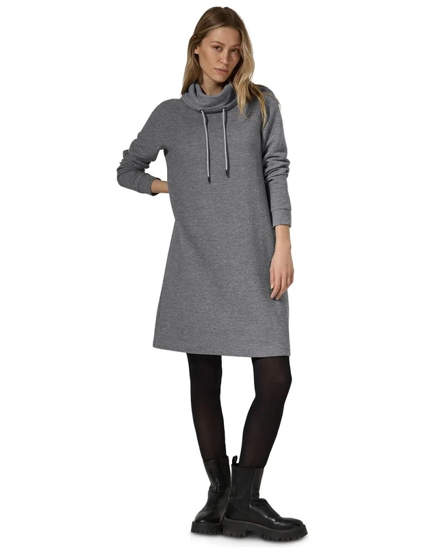 Cecil Women's B144262 Glitter Ottoman Dress, Platinum Grey Mel, M - Image 1