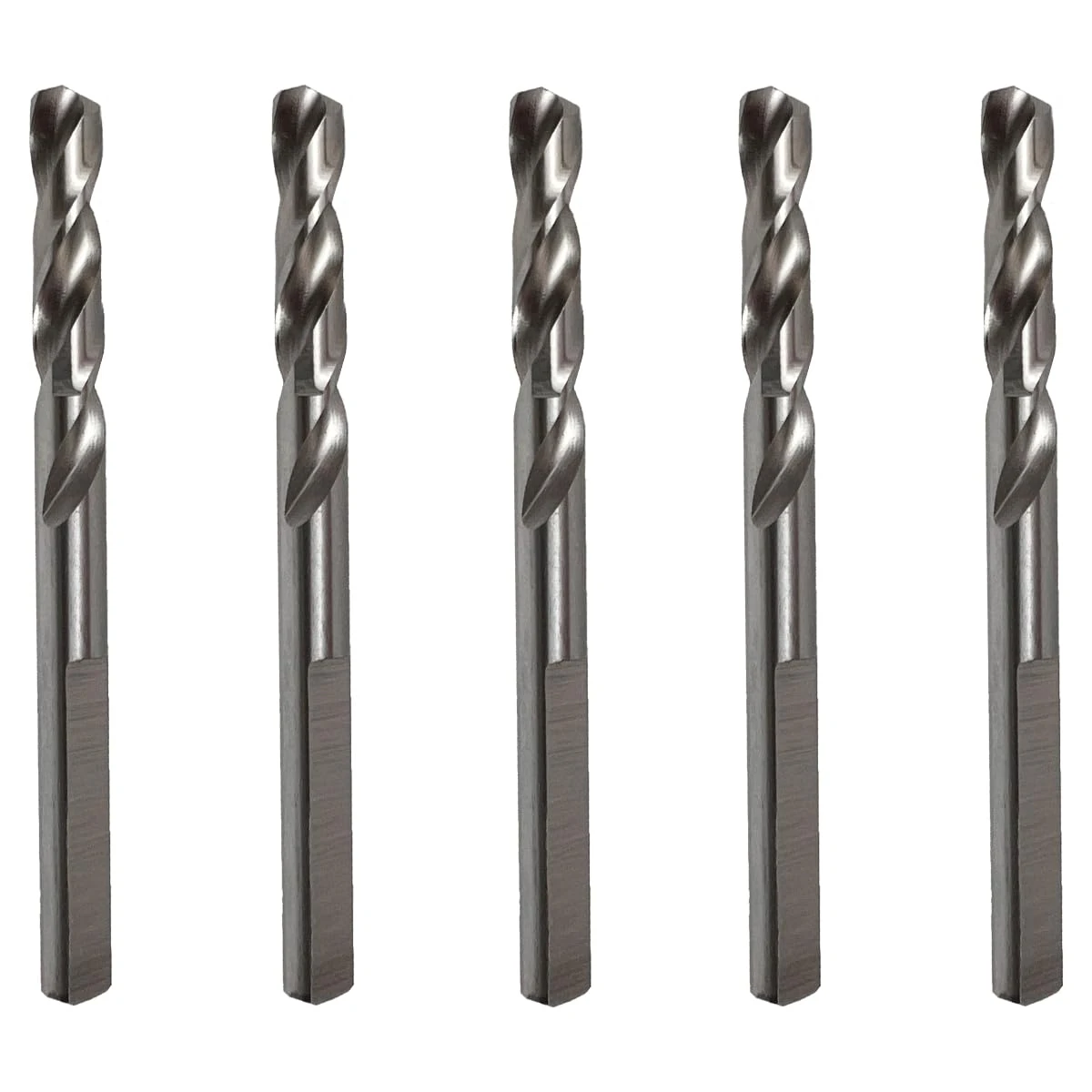 Saxton HSS Hole Saw Cutter Arbor Pilot Drill Bits 6.35mm x 80mm (5)