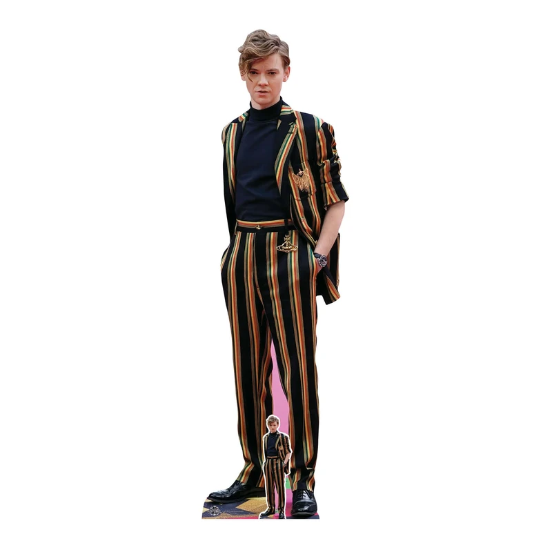 Star Cutouts CS1150 Thomas Brodie-Sangster Lifesize Cardboard Cutout 179cm with Mini – Film & TV Fan Display, Party Decoration & Collector Gift