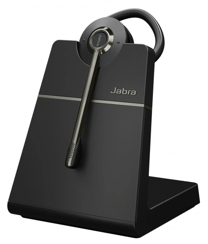 Jabra Engage 55 SE Convertible Headset UC mit Ohrbügel, Link 400a DECT Adapter USB-A, Engage 55 Deskstand, 1,2 m USB-C auf USB-A Kabel, Ohrgels, Kopfband, Nackenband, Tragetasche, Garantie