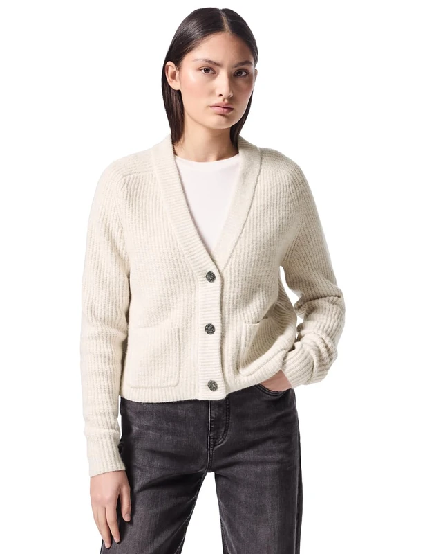 Street One Studio Women's Short Cardigan, Oak Beige Melange, 12