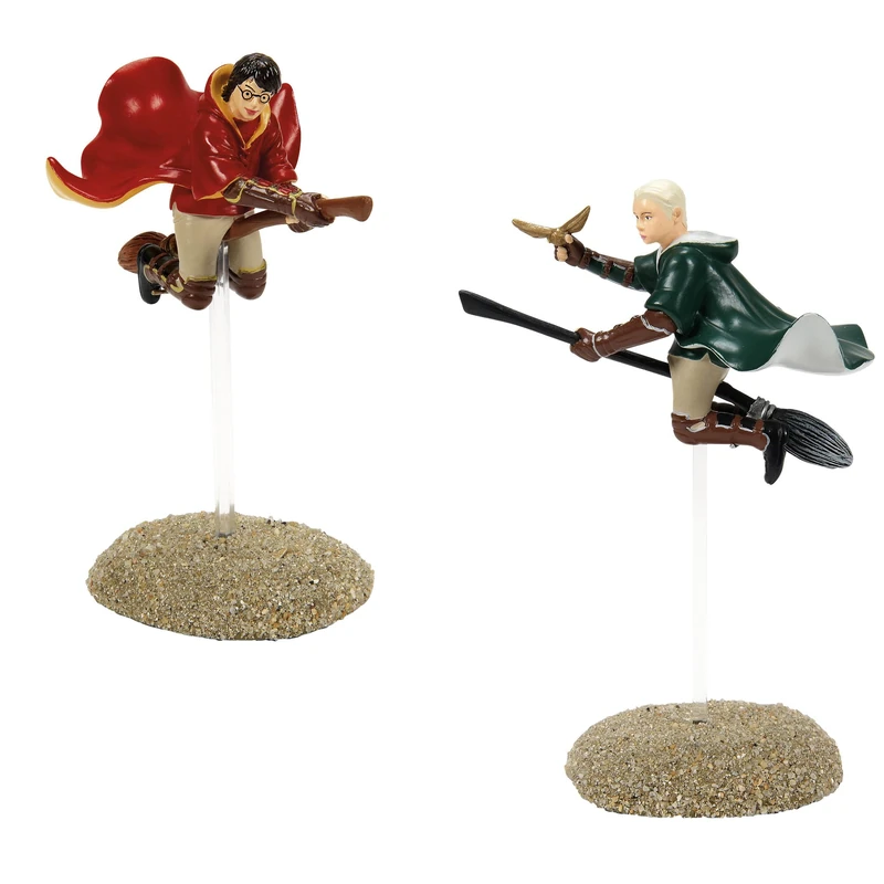 Department 56 Harry Potter Village Accessories The Quidditch Seekers Figurine Set, 4.53 Inch, Multicolor