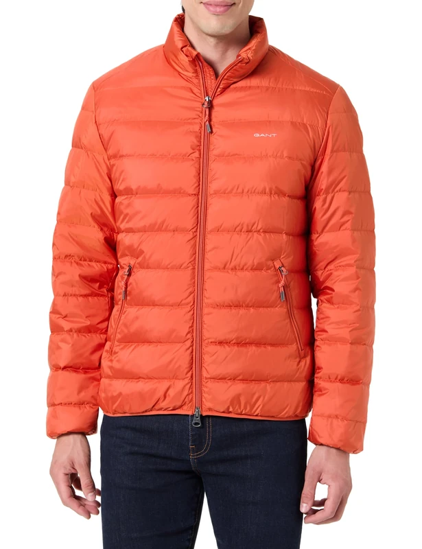 GANT Light Down Jacket, Deep Orange, 4XL