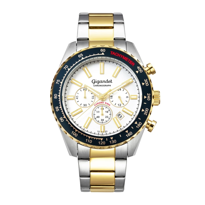 Gigandet Men Analog Japanese Quartz Watch with Stainless Steel Strap 6VNAG28NE/008