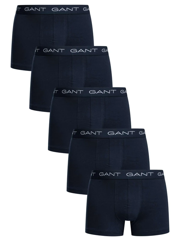 GANT Men's Trunk 5-Pack Underwear, Navy, XL (Pack of 5)