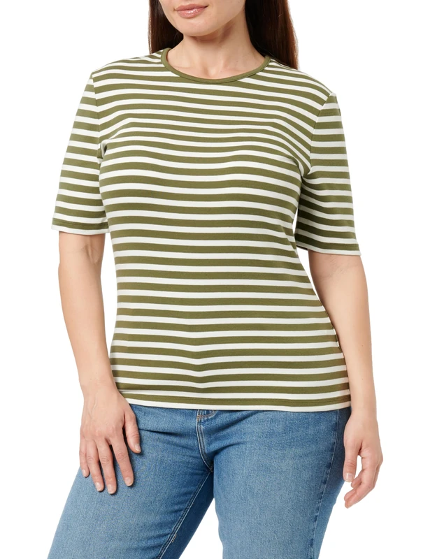 GANT Women's T-Shirt, Green (Moss Green), L