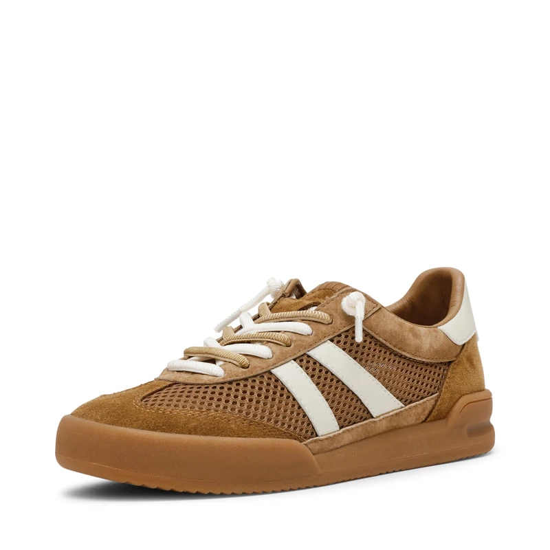 Steve Madden Women's Verdict Sneaker, Tan Multi, 6 UK