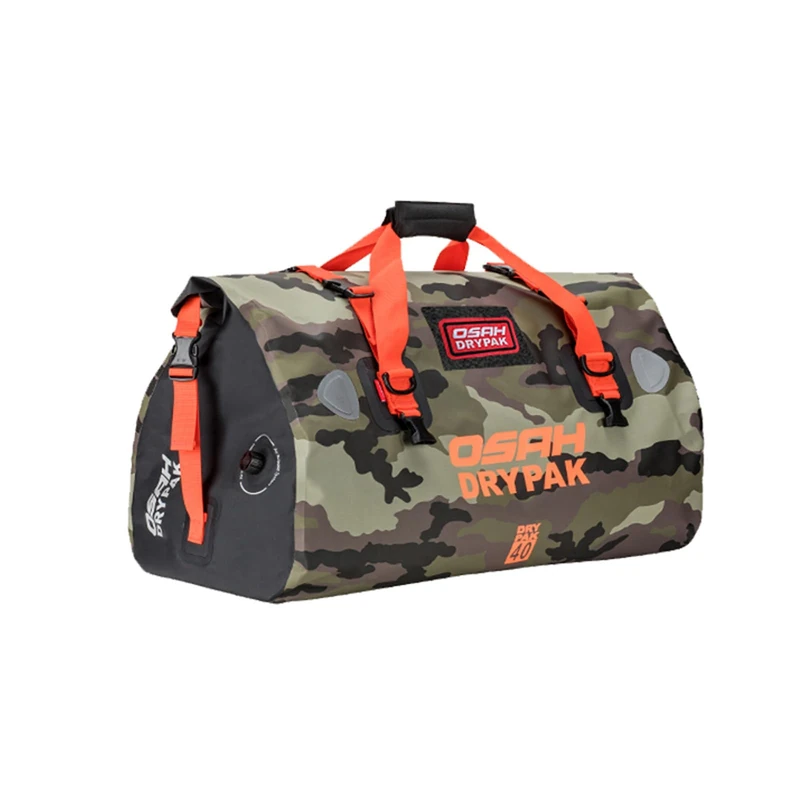 Greanthour Waterproof Motorcycle Bag Luggage Roll Motorcycle Tail Bag Saddle Bag Large Storage Space Suitable for Motorcycle Cycling Camping Water Sports Jungle 40L