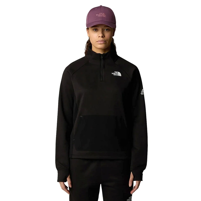 The North Face NF0A893VJK31 W MA FLEECE 1/4 ZIP Sweatshirt Women's TNF BLACK Size M - Image 1
