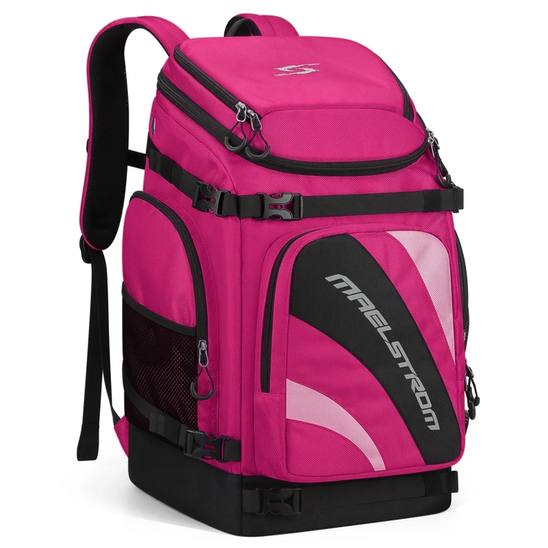 Maelstrom, Rose Red, L, Large Ski Boot Travel Bag for Men Women