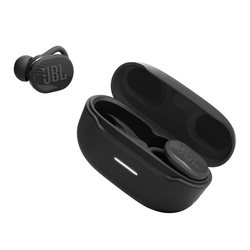 JBL Endurance Race 2, True Wireless Bluetooth Earbuds, 48 Hour Battery Life, IP68 Waterproof and Dustproof, Noise Cancelling, JBL Pure Bass Sound, Smart Ambient Technology, Sports Mode, Black