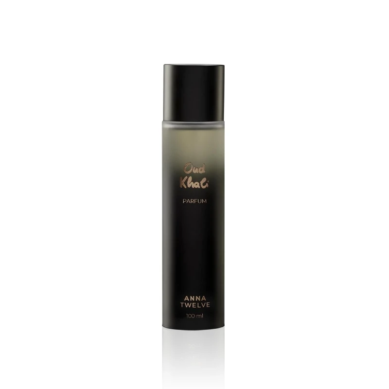 Anna Twelve OUD KHALI Parfum - 100 ml, Unisex Perfume with Notes of Oud, Geranium, Raspberry, and Benzoin, for Men and Women, Intense, Woody, and Spicy Fragrance