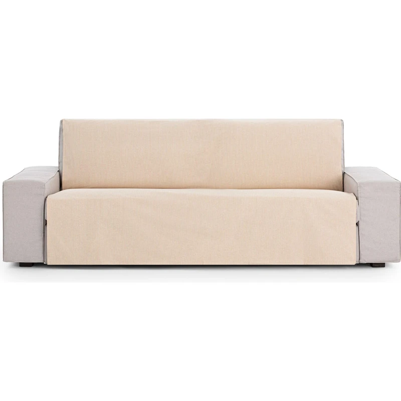 ECOMMERC3 | Multi-purpose Foulard Reversible Half Panama Size 400 x 270 cm Sofa and Bed Cover – Foulard Fabric Breathable and Soft to the Touch Ochre Colour Versatile Protection for Sofas and Beds