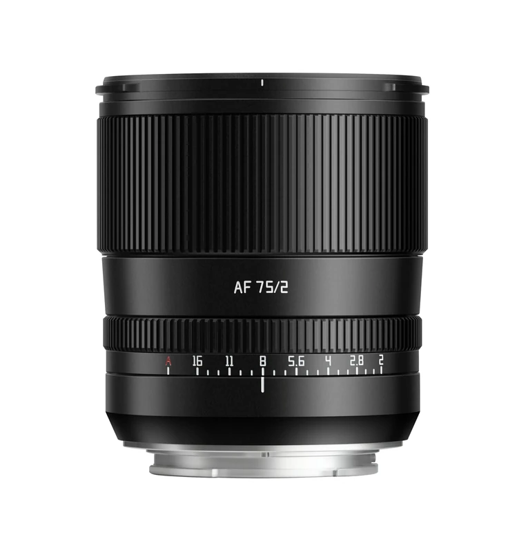 TTArtisan 75mm F2.0 Metal Bodied Auto Focus AF Lens Compatible with Sony E Mount - Black