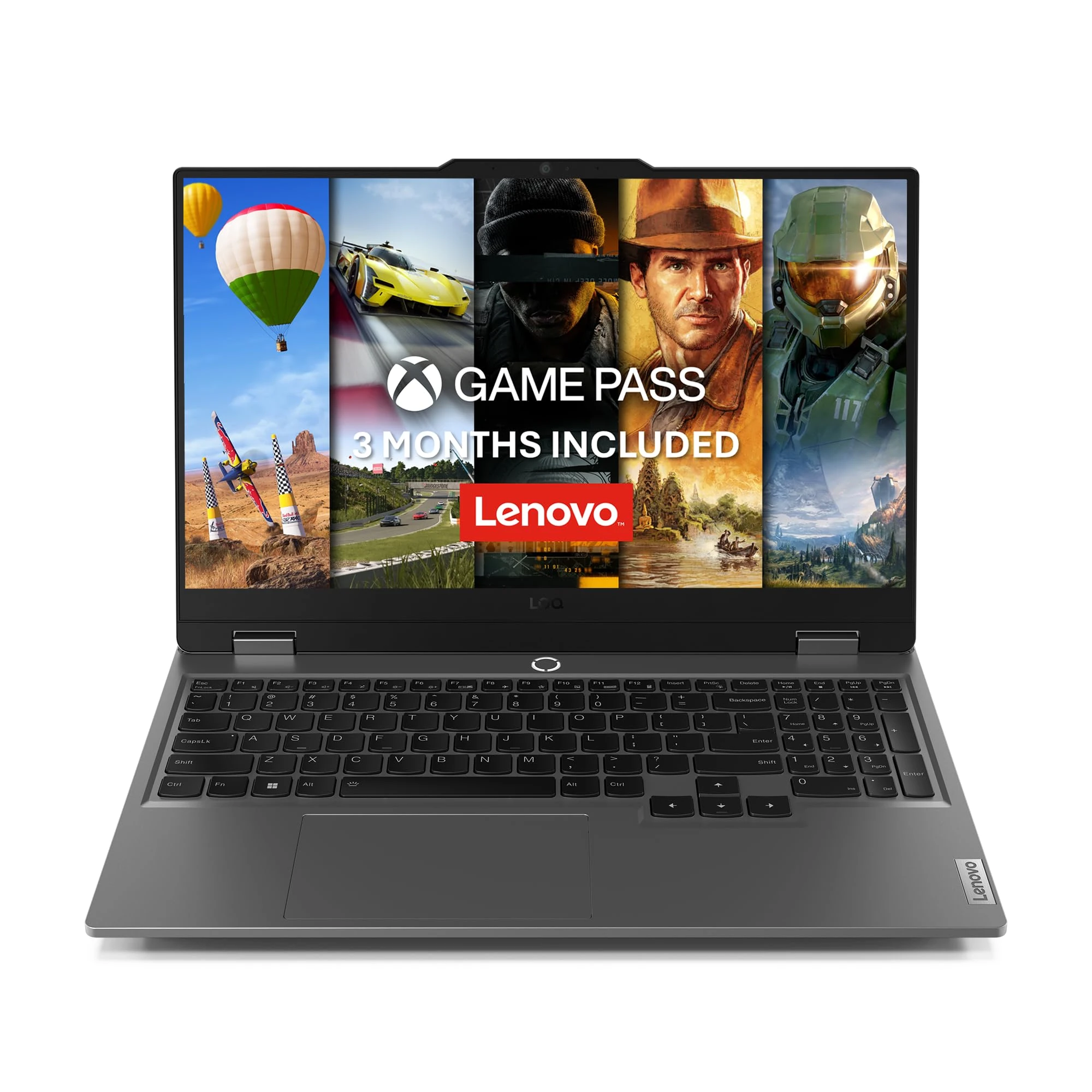 Lenovo LOQ | 15 inch Full HD Gaming Laptop | AMD Ryzen 5 7235HS | 24GB RAM | 1TB SSD | NVIDIA GeForce RTX 3050 | Windows 11 Home | Luna Grey