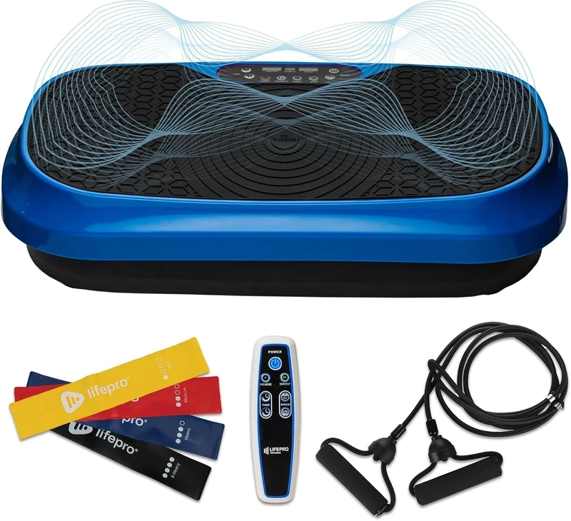 LifePro Waver Mini Oscillation Vibration Plate, Portable Full Body Workout Platform for Weight Loss & Recovery at Home, 200W Quiet Motor, 99 Speed Settings, 117 kg Capacity