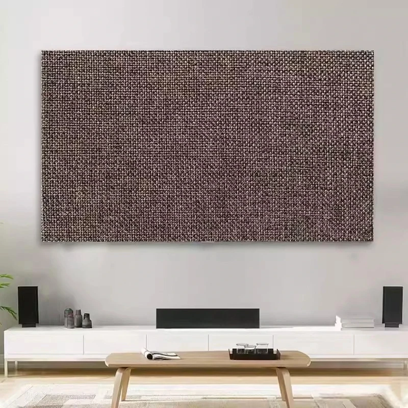 Thick Cotton and Linen TV Dust Cloth Indoor 19-80 Inch LCD LED Screen Protect Cover Monitor Bedroom Living Room Art Decoration (Color: color5, Size: 80in)