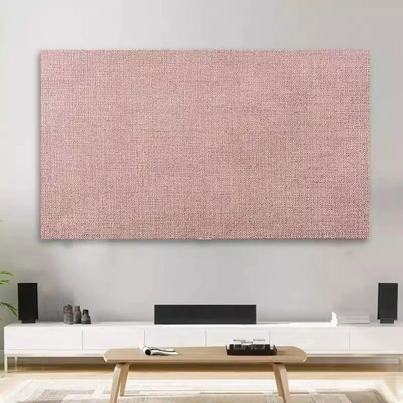 Solid Color TV Cover - Thick Cotton and Linen Dust Cover Cloth for Indoor 19-80 Inch LCD LED Screen Protection (Universal, Bedroom, Living Room) - Art Decoration (Color: Color10, Size: 78in)