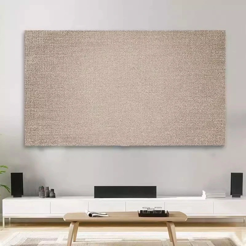Solid Color TV Cover Thick Cotton and Linen TV Dust Cover Cloth Indoor 19-80 Inch LCD LED Screen Protect Cover Monitor Cover Universal Bedroom Living Room Art Decoration Cover(Color:color15,Size:80in)