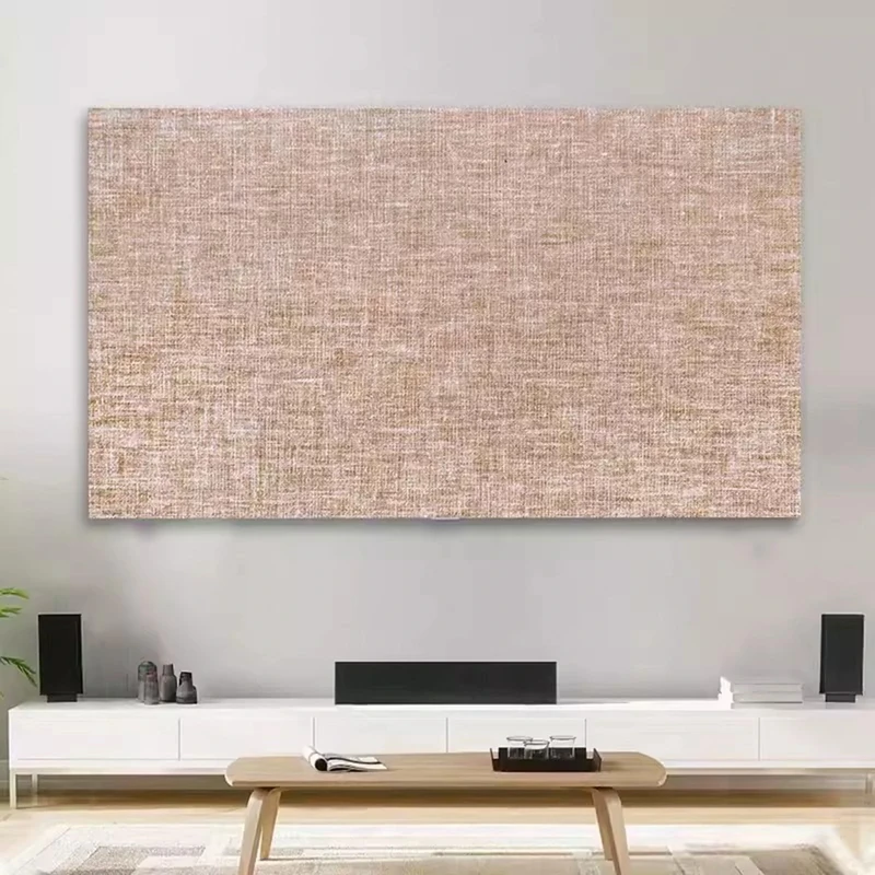 Solid Color TV Cover Thick Cotton and Linen TV Dust Cover Cloth Indoor 19-80 Inch LCD LED Screen Protect Cover Monitor Cover Universal Bedroom Living Room Art Decoration Cover(Color:color12,Size:78in)