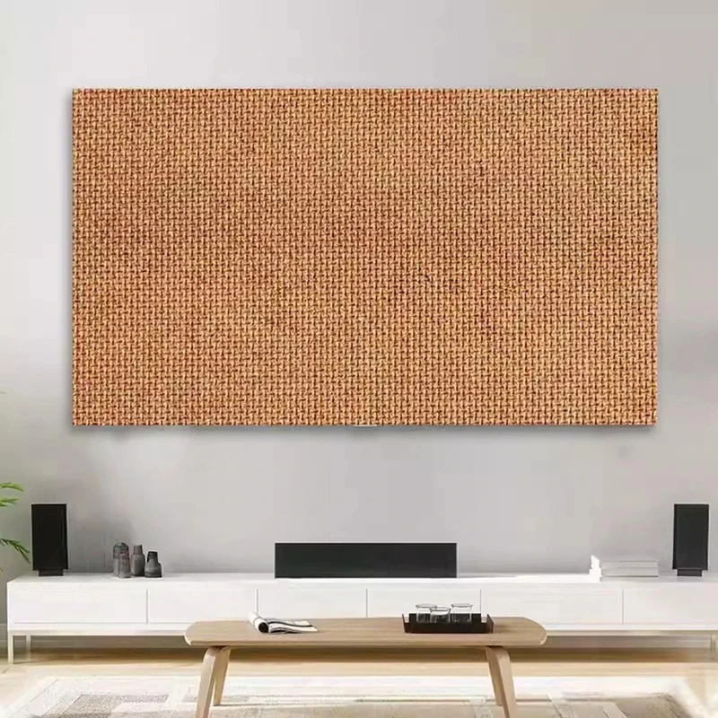 Solid Color TV Cover Thick Cotton and Linen TV Dust Cover Cloth Indoor 19-80 Inch LCD LED Screen Protect Cover Monitor Cover Universal Bedroom Living Room Art Decoration Cover(Color:color25,Size:80in)