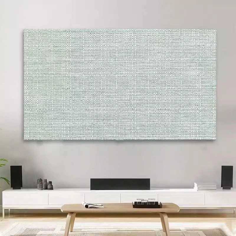 Solid Color TV Cover Thick Cotton and Linen TV Dust Cover Cloth Indoor 19-80 Inch LCD LED Screen Protect Cover Monitor Cover Universal Bedroom Living Room Art Decoration Cover(Color:color16,Size:80in)