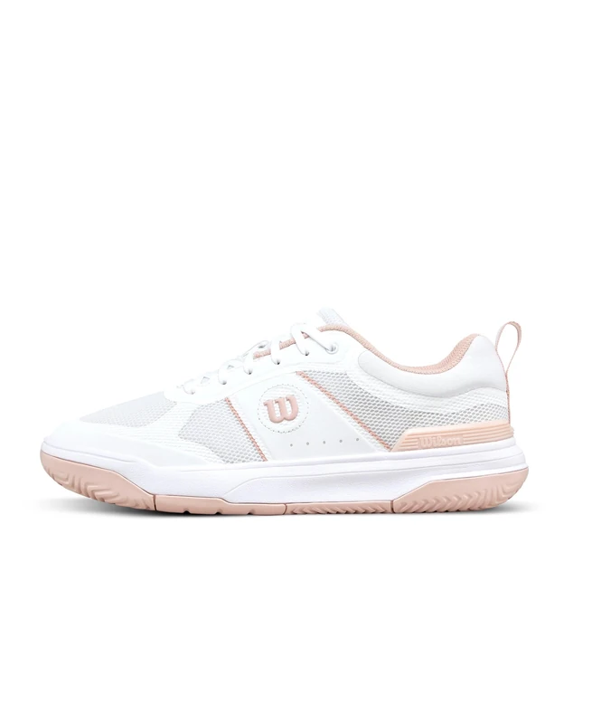 Wilson Pickle Pro Women's Pickleball Shoe, Clear White/Cameo Rose, Size 8.5