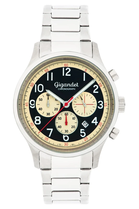 Gigandet Men Analog Japanese Quartz Watch with Stainless Steel Strap 6VNAG50NE/005 - Image 1