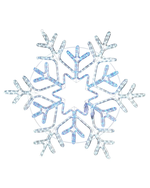 WeRChristmas Pre-Lit Snowflake Rope Light Silhouette