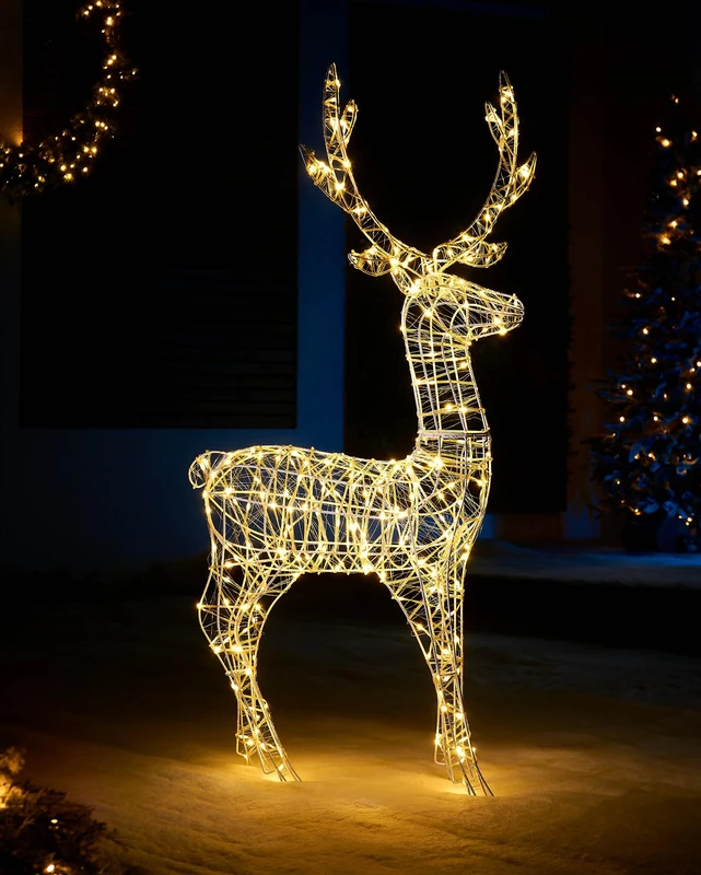 WeRChristmas 3D Standing Reindeer Silhouette
