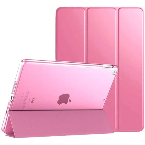 Case For Apple iPad Mini 1/2 / 3 Generation Smart Cover - Auto Wake/Sleep - Mini 1st / 2nd / 3rd Model No. A1432 / A1454 / A1455 / A1489 / A1490 / A1491 / A1599 / A1600 / A1601 (Pink)