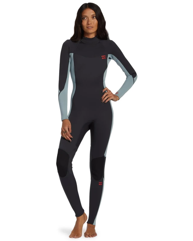 Billabong Back Zip Wetsuit 403 FOIL BZ GBS FULLSUIT Women's Black MT