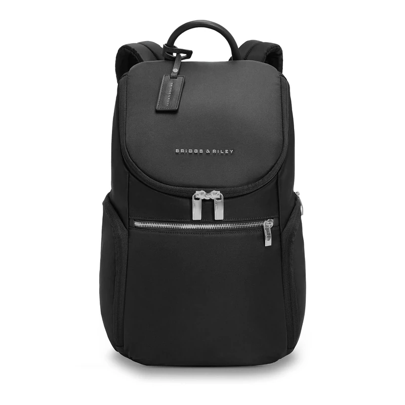 Briggs & Riley Women's Rhapsody U-Zip Backpack Laptop, Black, Small