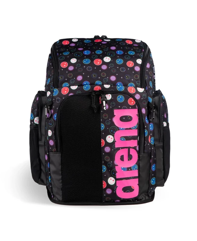 ARENA Spiky III Backpack 45 Swimming Athlete Sports Gym Rucksack Large Training Gear Equipment Swim Bag for Men and Women, 45 Liters, Contour