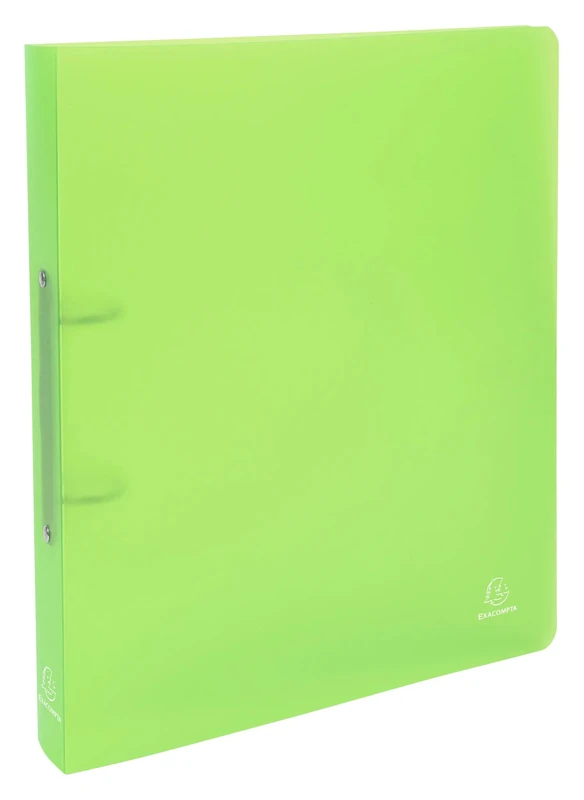 Exacompta - Ref 54363E - Box of 15 Chromaline Binders - 2 Round Rings Diameter 30 mm - Spine 40 mm - External Dimensions: 32 x 27 cm - A4 Maxi File Format - Green