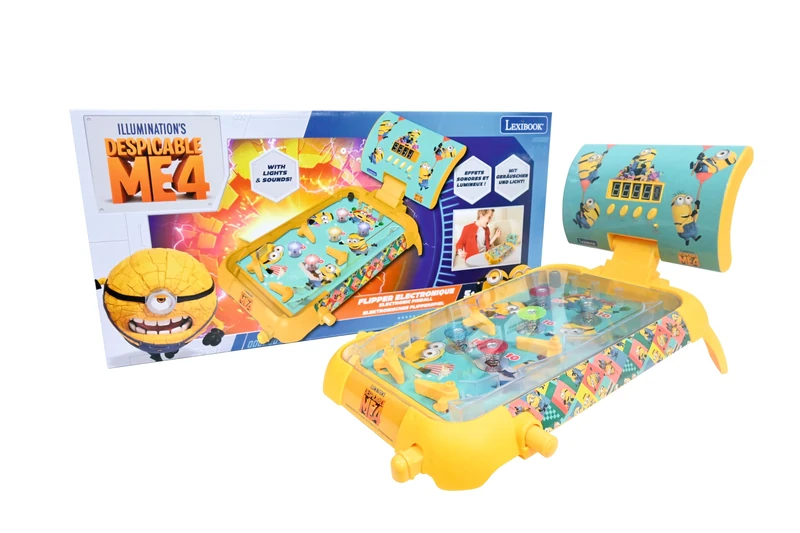 LEXIBOOK, Despicable Me Pinball Machine, JG610DES