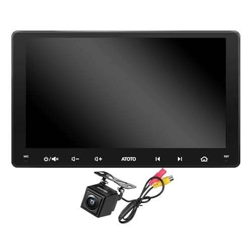 ATOTOZONE A5L 9inch Android Double DIN Car Stereo, Wireless CarPlay Android Auto, Digital Media Receivers, WiFi/BT Tethering, 48 Band EQ DSP, Bluetooth, MirrorLink, 2G+32G, Backup Camera