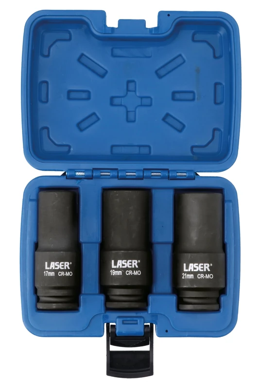 Laser 8953 Weighted Socket Set 1/2" D 3pc