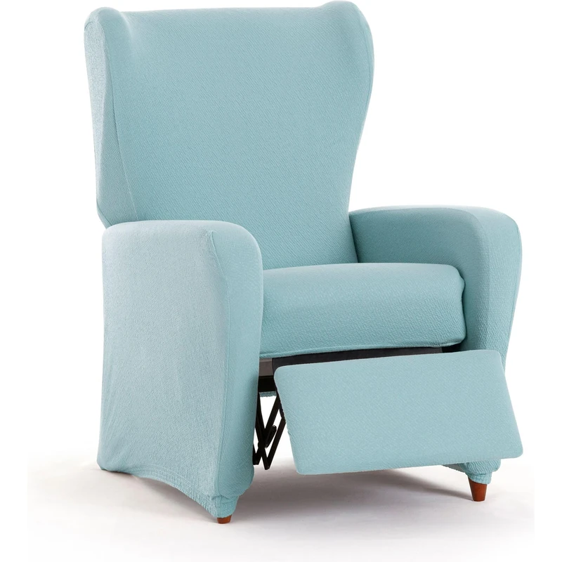 ECOMMERC3 | 4-Piece Bi-Elastic Relax Armchair Cover, Full Protection Against Wear and Tear – Breathable and Easy to Install Seawater Armchair Cover, Upholstered Appearance