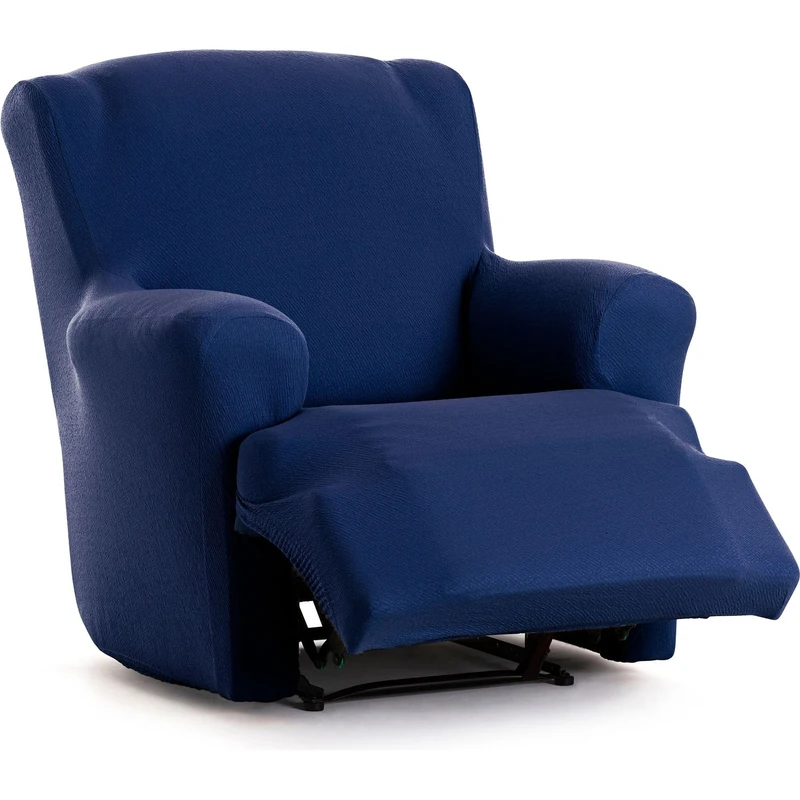 ECOMMERC3 | One-Piece Bi-Elastic Feet Together Relax Armchair Cover – Sofa Cover Feet Together Relax Blue Fit Foams - Image 1