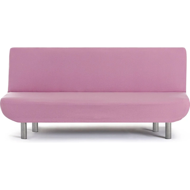 ECOMMERC3 | 3 Seater Clic-Clac Bi-Elastic Universal Sofa Cover – Pink Sofa Cover, Easy to Put on and Remove, Anti-Wear Protection