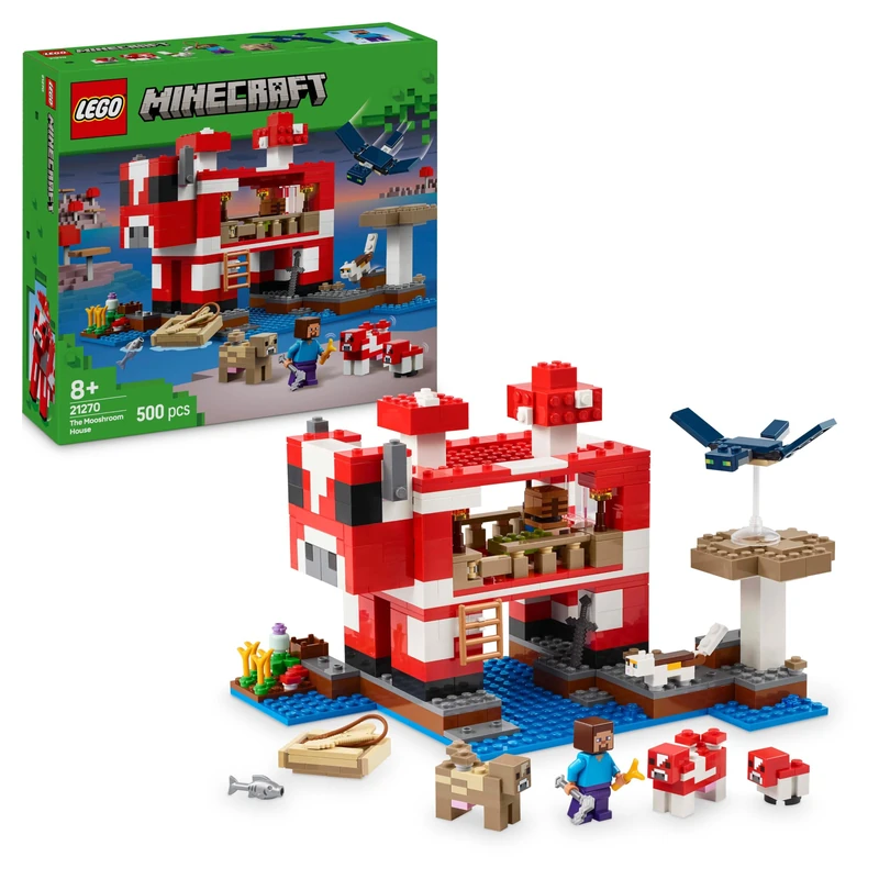 LEGO Minecraft The Mooshroom House 21270