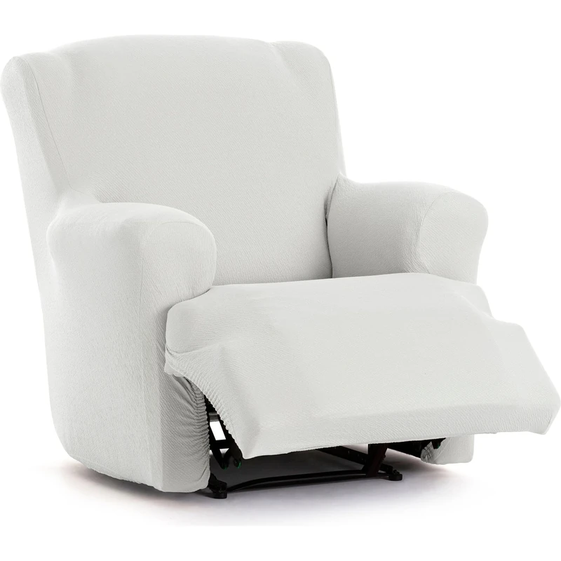 ECOMMERC3 | One-Piece Bi-Elastic Foot Together Relax Armchair Cover – Sofa Cover Feet Together Relax White Fit Foams