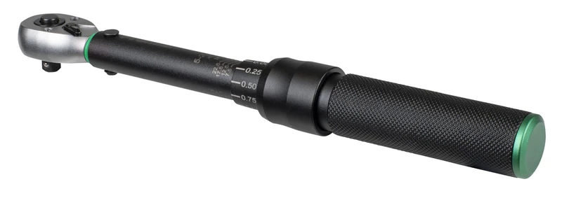 Sealey Calibrated Micrometer Style Torque Wrench 1/4" Sq Drive 5-25Nm - Premier Black - STW901B